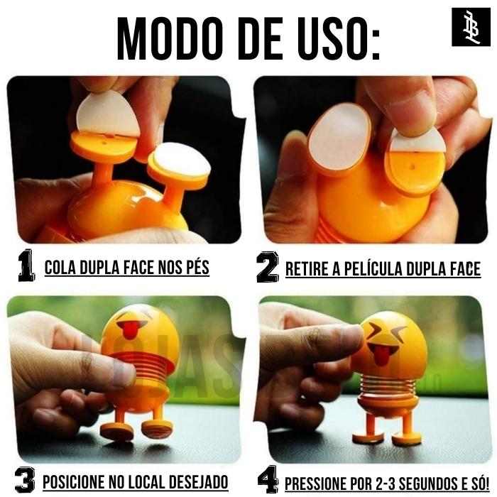 Emoji Decorativo Dançante Bubblehead - Divertido, Anti-Stress e Satisfatório