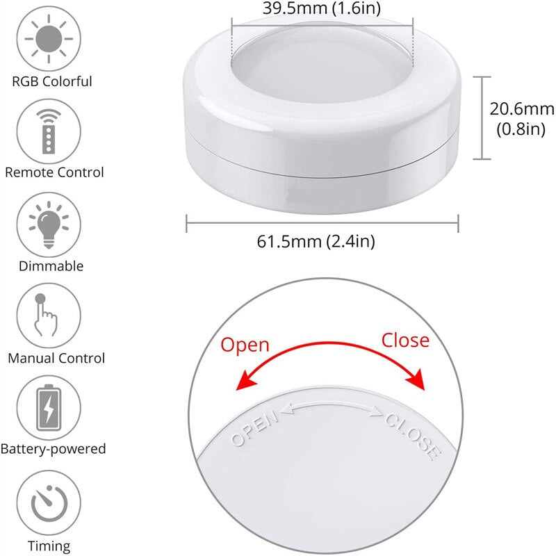 Lâmpada de Led com Controle Remoto.